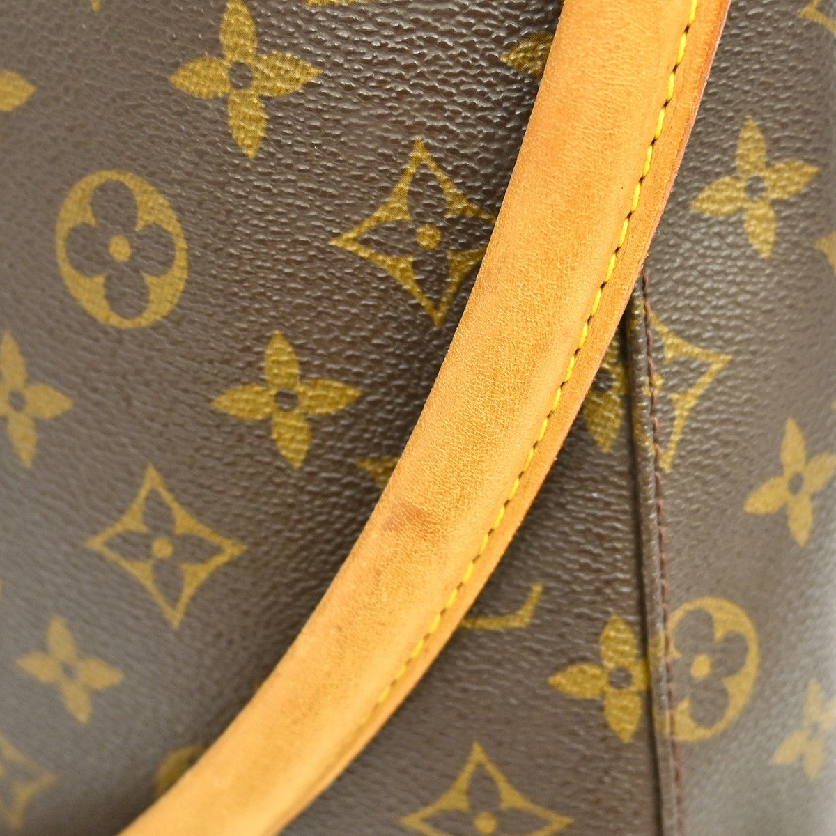 Louis Vuitton Looping Monogram Canvas Brown Canvas Handbag (Pre-Owned)