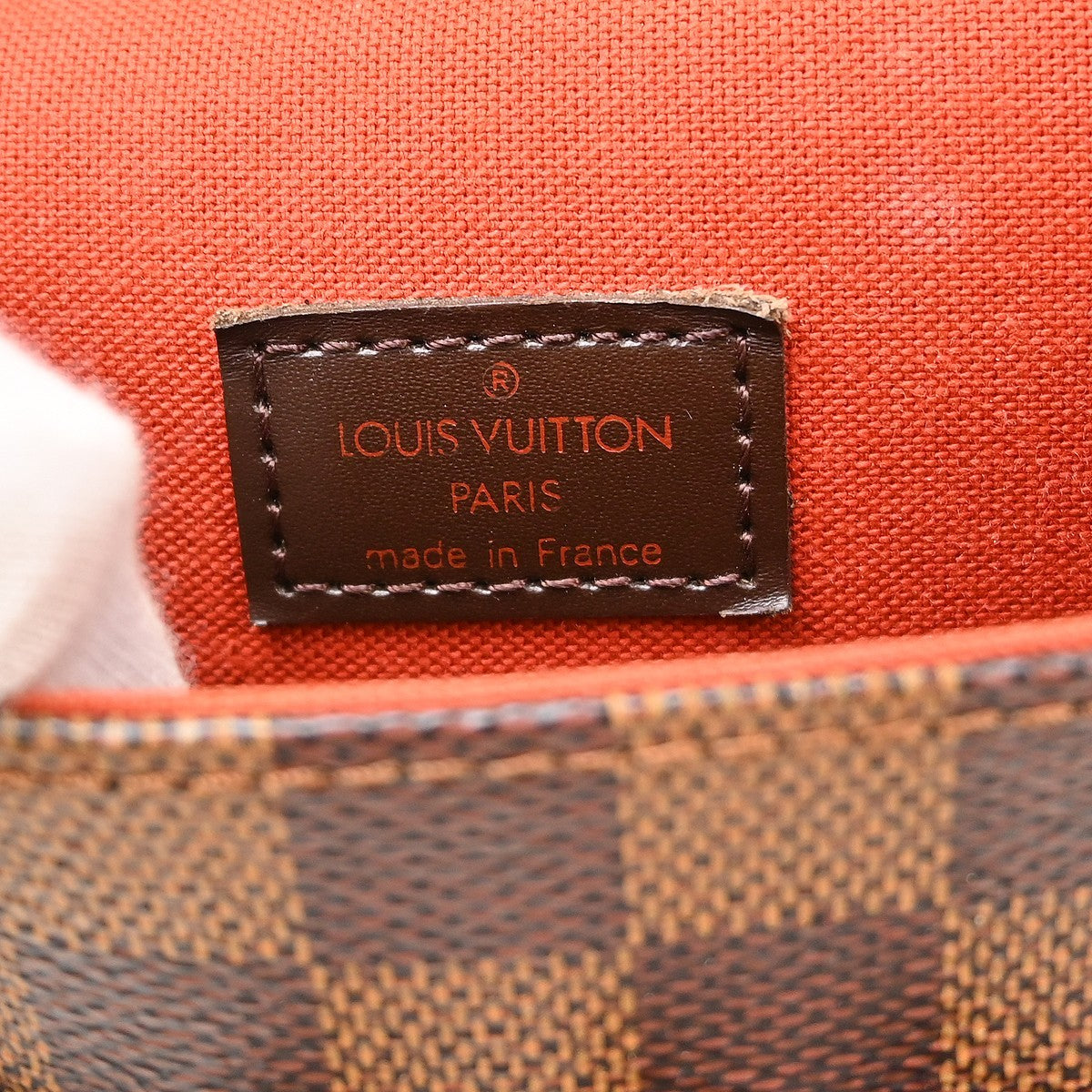 Louis Vuitton Portobello Messenger Damier Ebene Brown Canvas Shoulder Bag Bag (Pre-Owned)