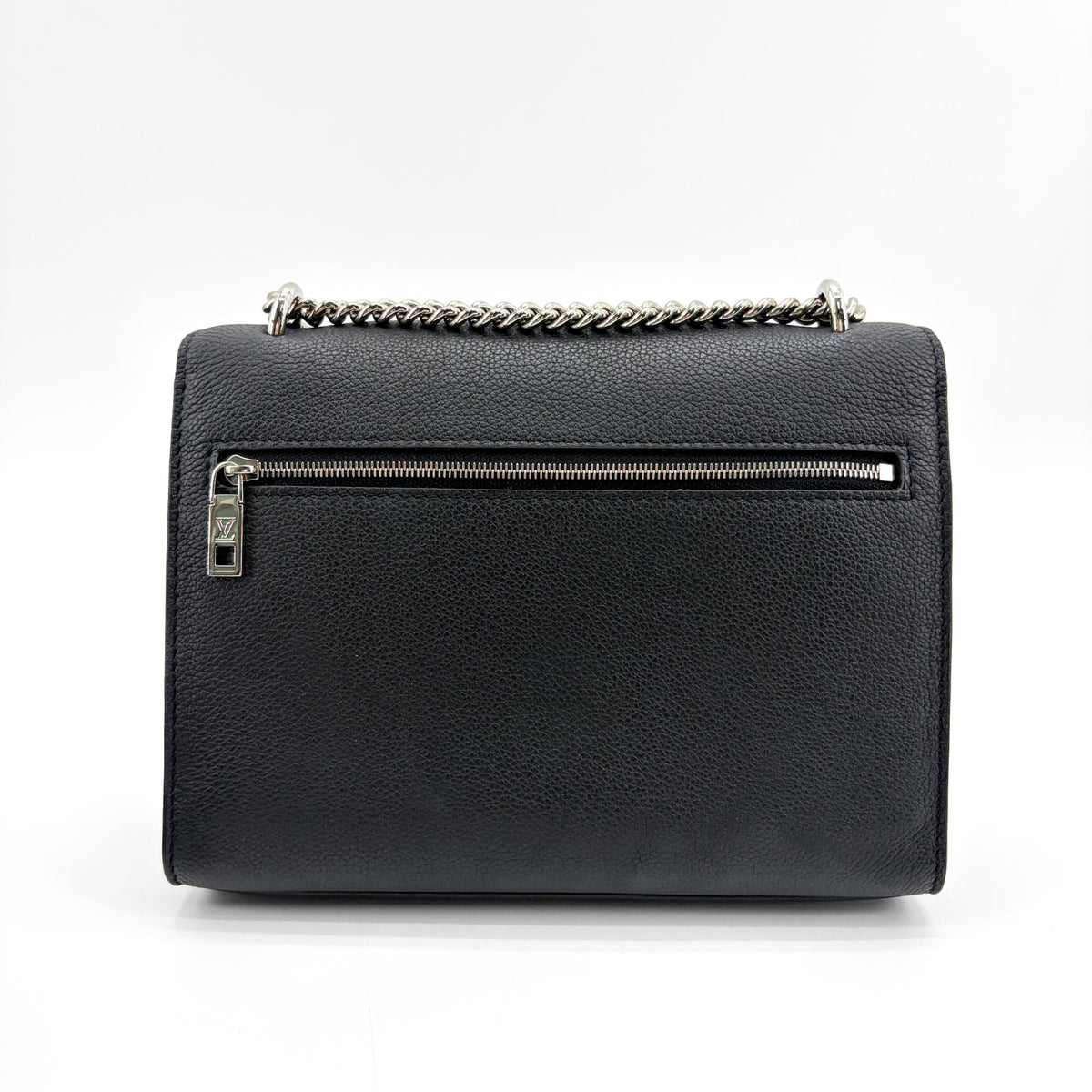 Louis Vuitton Mylockme Leather Black Leather Handbag (Pre-Owned)