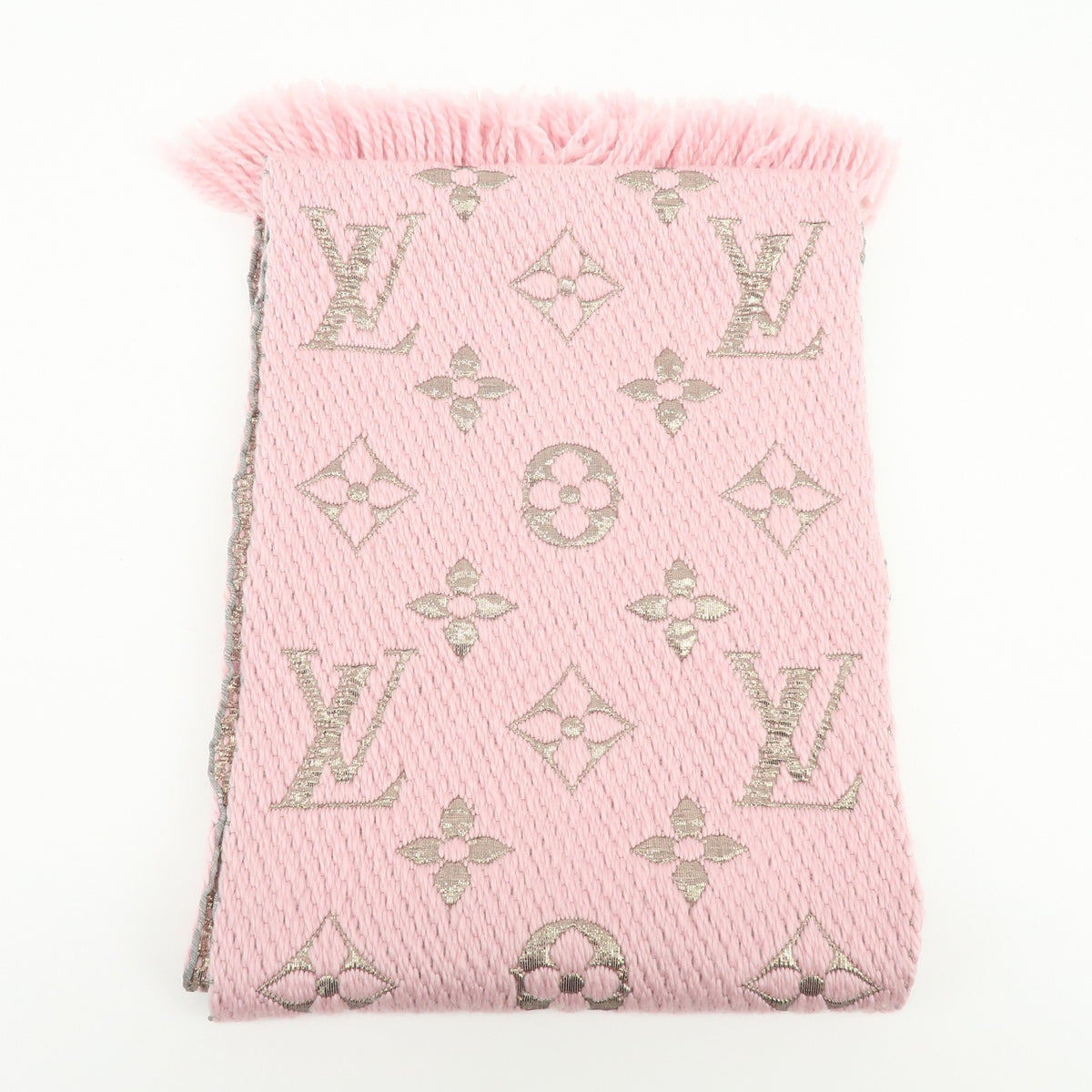 Louis Vuitton Etoile Scarf Monogram Pink Wool Scarve & Shawl Accessory (Pre-Owned)