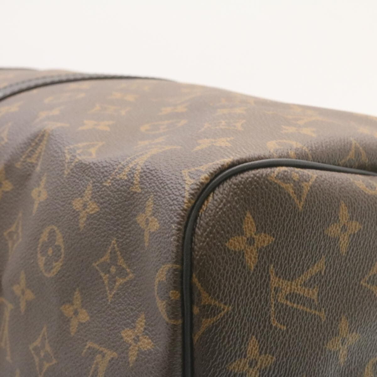 Louis Vuitton Keepall Bandouliere Monogram Canvas Brown Canvas Travel Bag Bag (Pre-Owned)