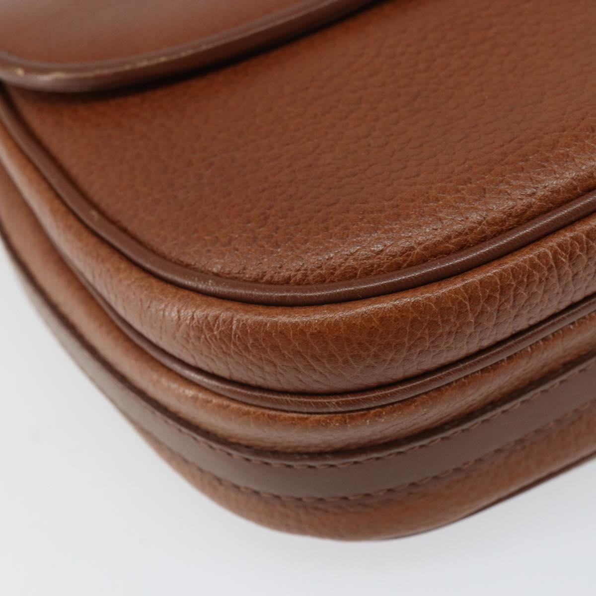 Burberry Vintage Leather Brown Leather Shoulder Bag Bag (Pre-Owned)