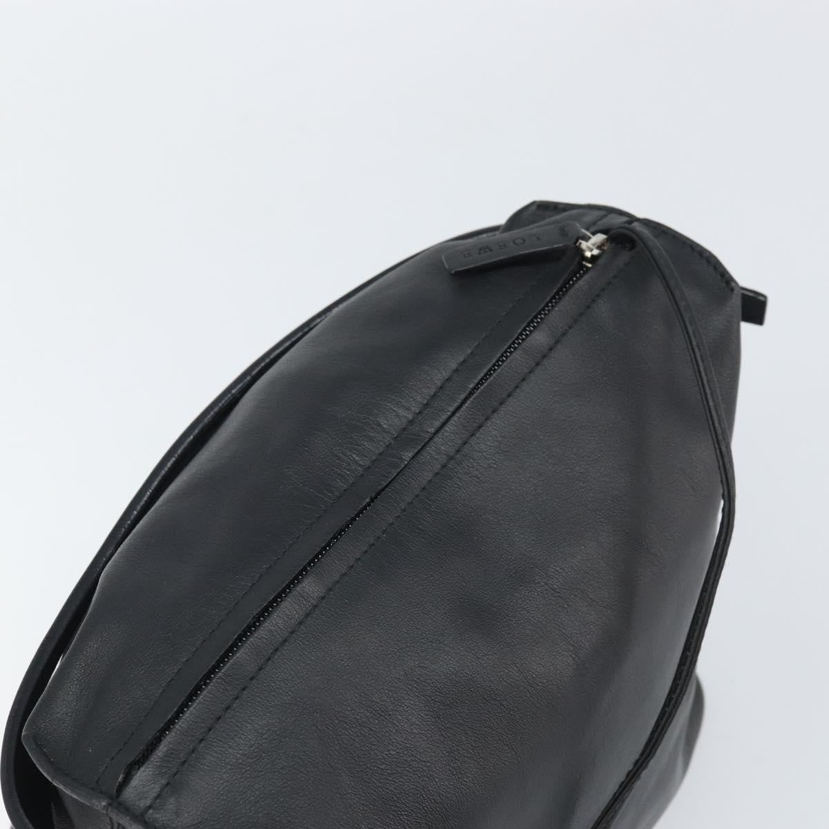 Loewe Vintage Leather Black Leather Handbag (Pre-Owned)