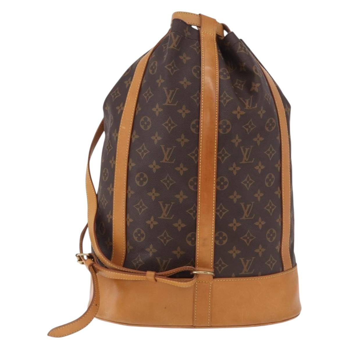 Louis Vuitton Randonnee Monogram Canvas Brown Canvas Shoulder Bag Bag (Pre-Owned)
