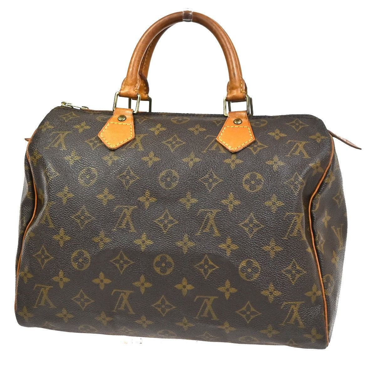 Louis Vuitton Speedy Monogram Canvas Brown Canvas Handbag (Pre-Owned)