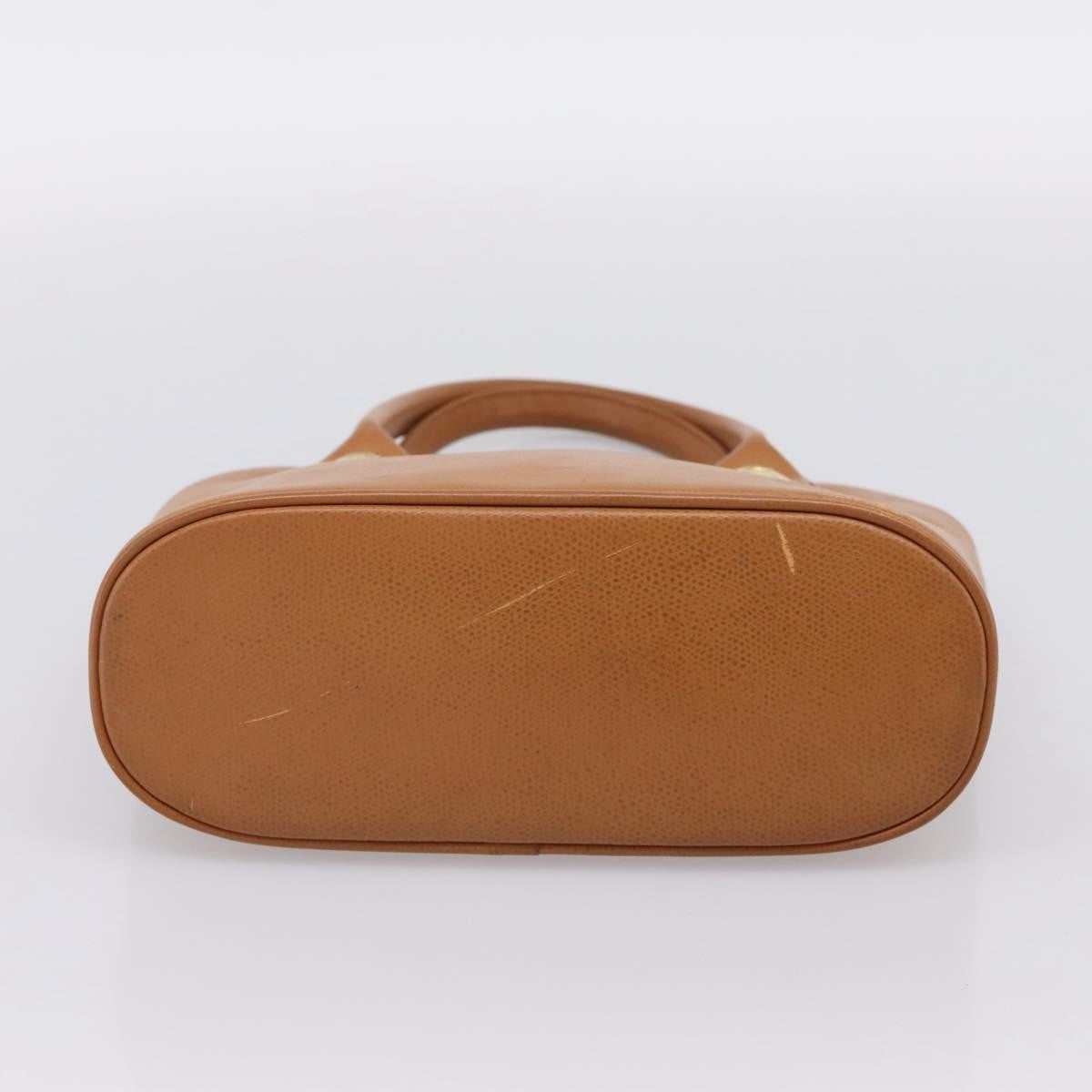 MCM Vintage Leather Brown Leather Handbag (Pre-Owned)