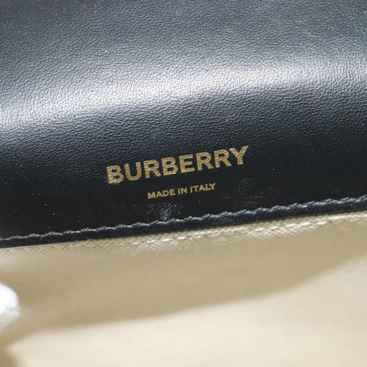 Burberry Lola Printed Raffia Beige Wood Bag (Pre-Owned)