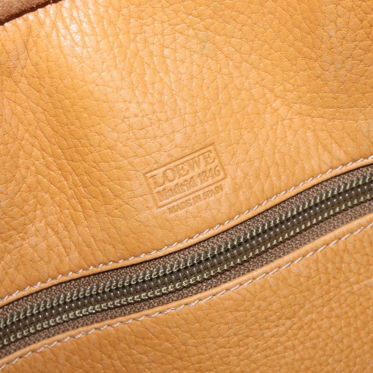 Loewe Amazona Leather Beige Leather Handbag (Pre-Owned)