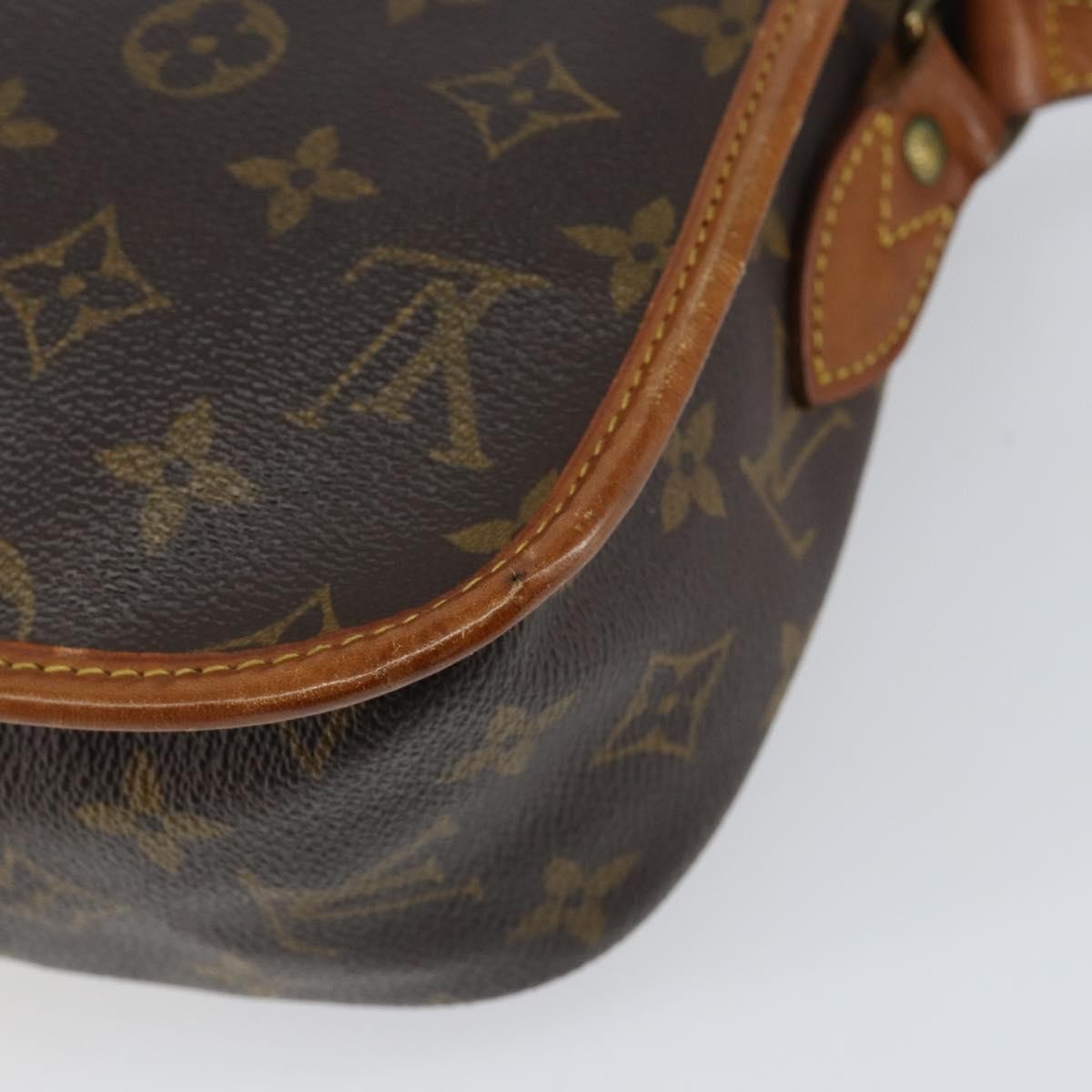 Louis Vuitton Sac Gibeciere Messenger Monogram Canvas Brown Canvas Shoulder Bag Bag (Pre-Owned)