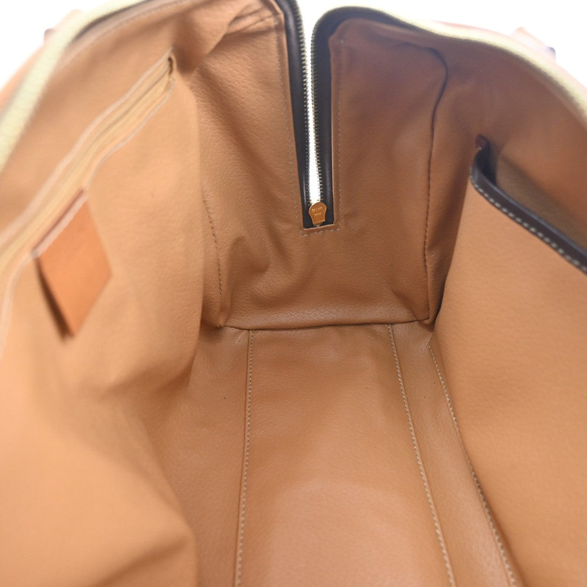 Celine Macadam Macadam With Leather Brown Pvc Handbag (Pre-Owned)