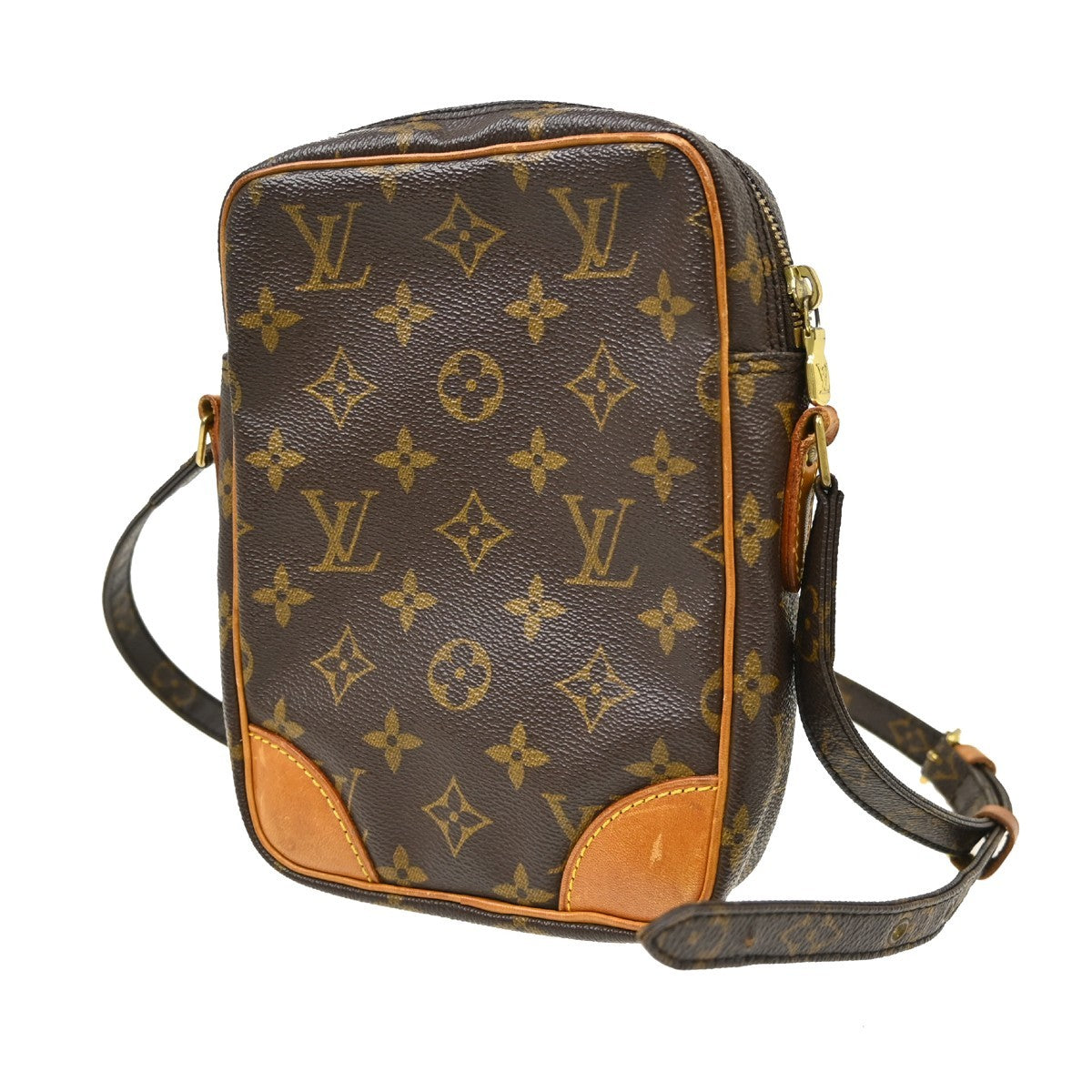 Louis Vuitton Danube Monogram Canvas Brown Canvas Handbag (Pre-Owned)