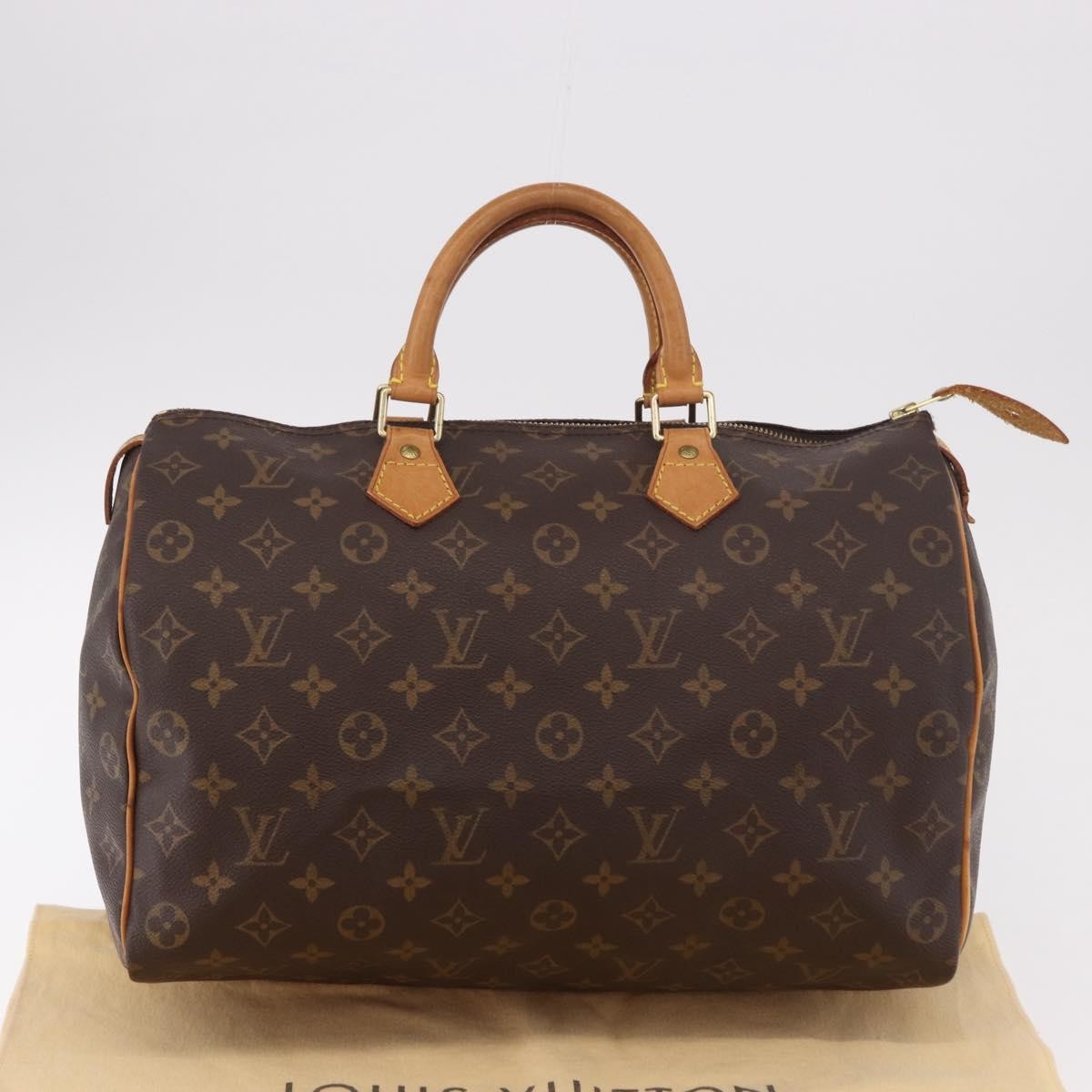 Louis Vuitton Speedy Monogram Canvas Brown Canvas Handbag (Pre-Owned)