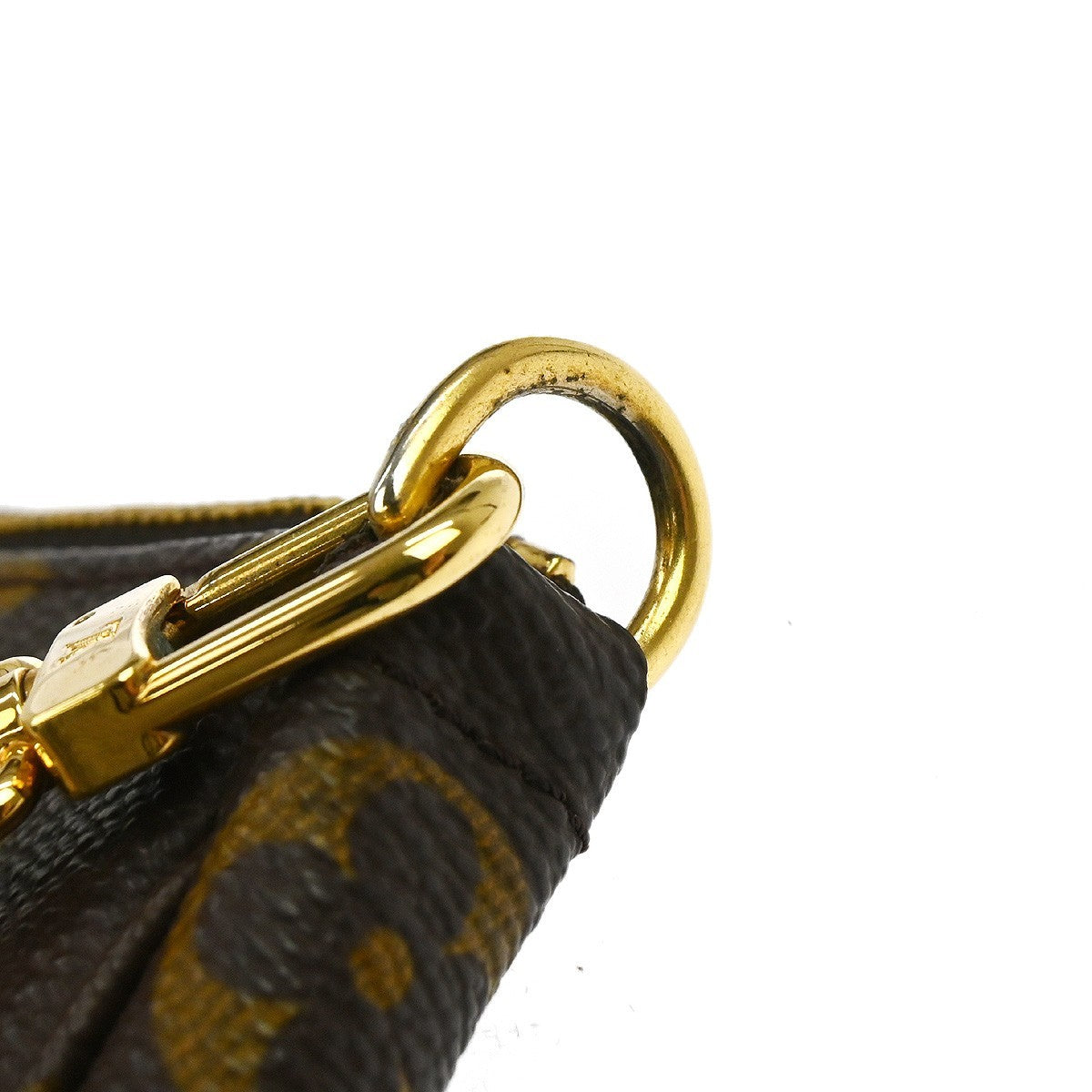 Louis Vuitton Mini Pochette Limited Brown Canvas Clutche & Pouche Bag (Pre-Owned)