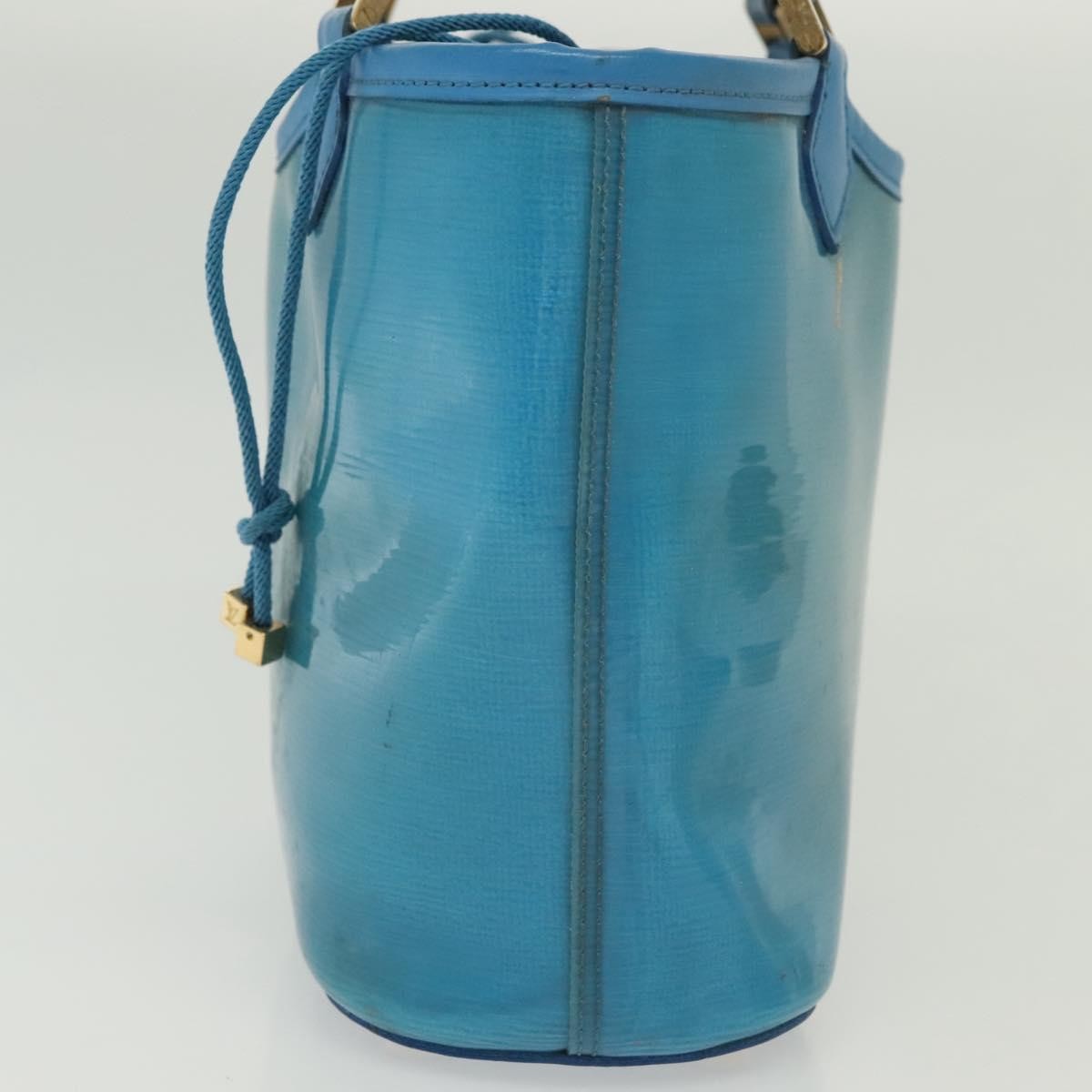 Louis Vuitton Plage Lagoon Bay Vinyl Epi Leather Blue Leather Bag (Pre-Owned)