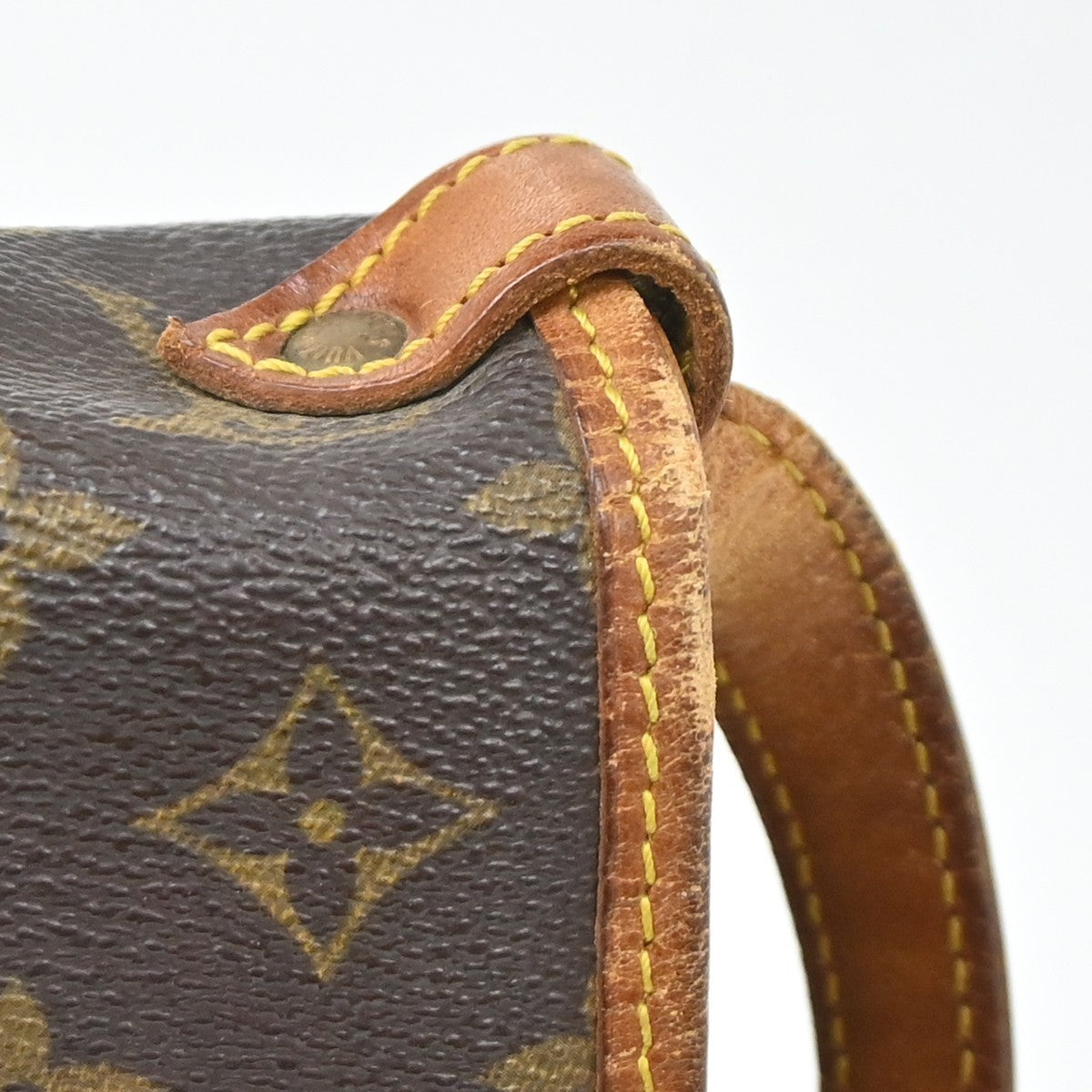 Louis Vuitton Saumur Monogram Canvas Brown Canvas Shoulder Bag Bag (Pre-Owned)