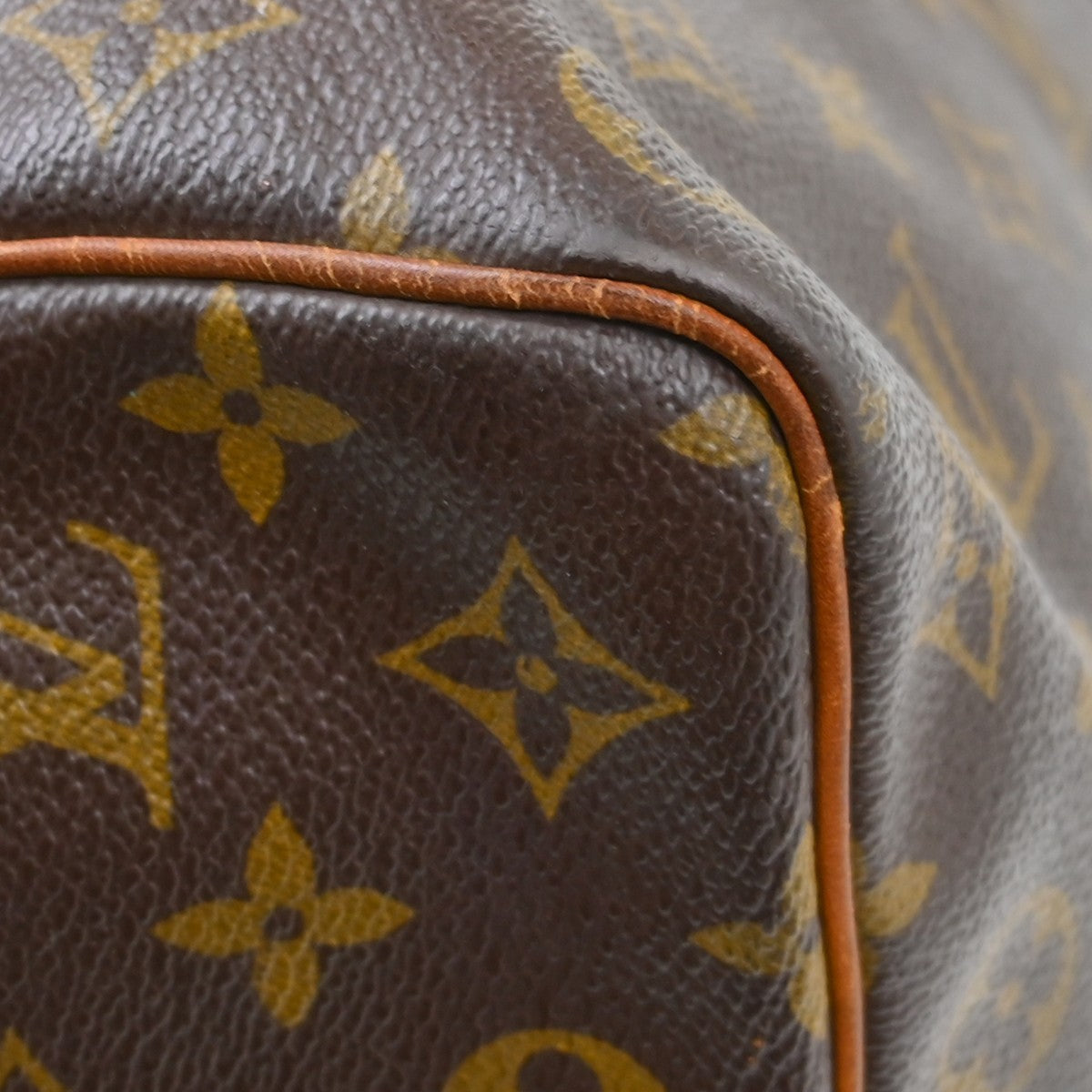 Louis Vuitton Keepall Monogram Canvas Brown Canvas Travel Bag Bag (Pre-Owned)