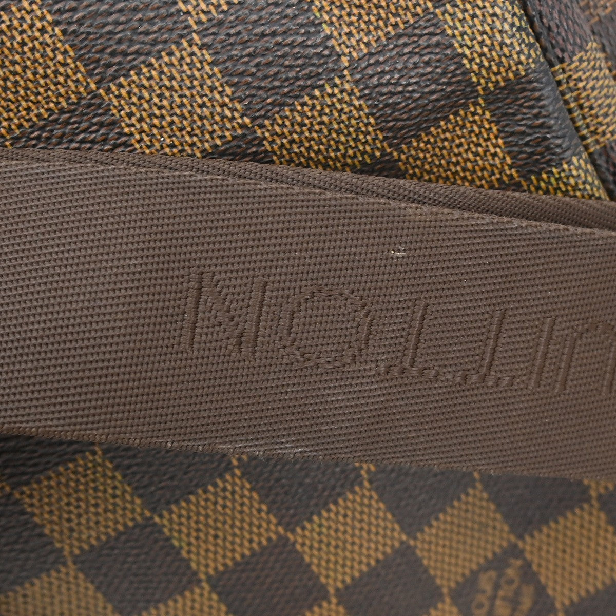 Louis Vuitton Naviglio Damier Brown Canvas Shoulder Bag Bag (Pre-Owned)