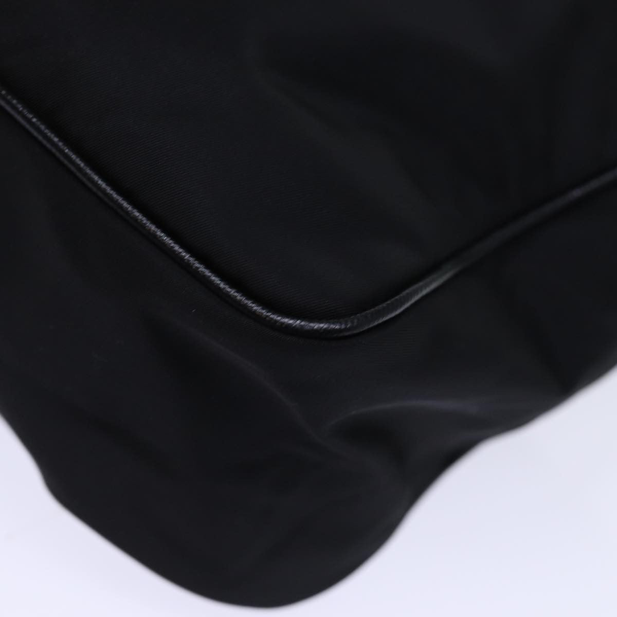 Prada Buckle Messenger Tessuto Black Nylon Shoulder Bag Bag (Pre-Owned)
