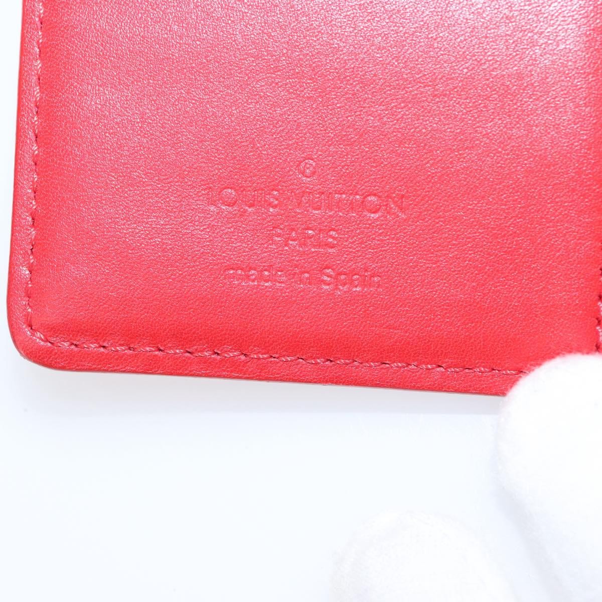 Louis Vuitton Agenda Cover Patent Leather Red Patent_Leather Toiletry Case Accessory (Pre-Owned)
