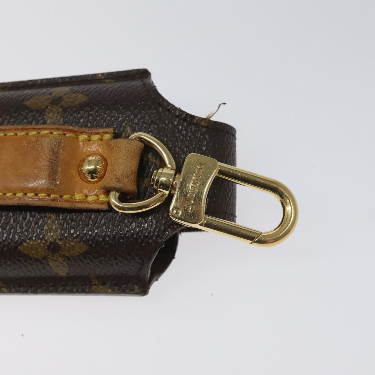 Louis Vuitton Étui Téléphone Monogram Canvas Brown Canvas Tech Accessory Accessory (Pre-Owned)