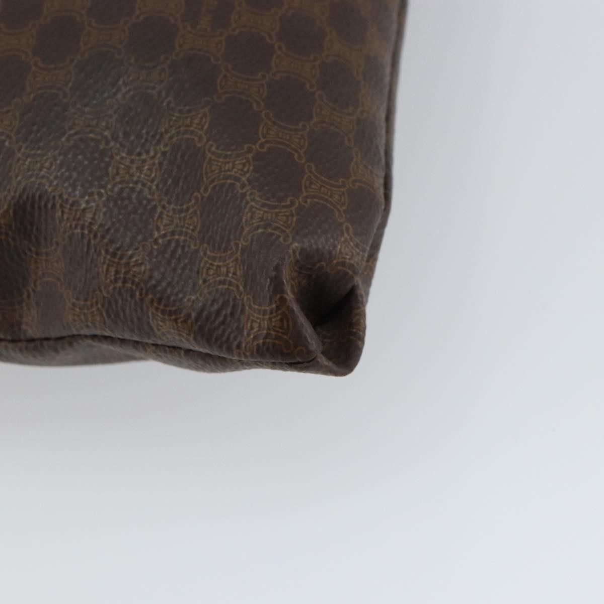 Celine Vintage Macadam Canvas Brown Canvas Tote Bag Bag (Pre-Owned)