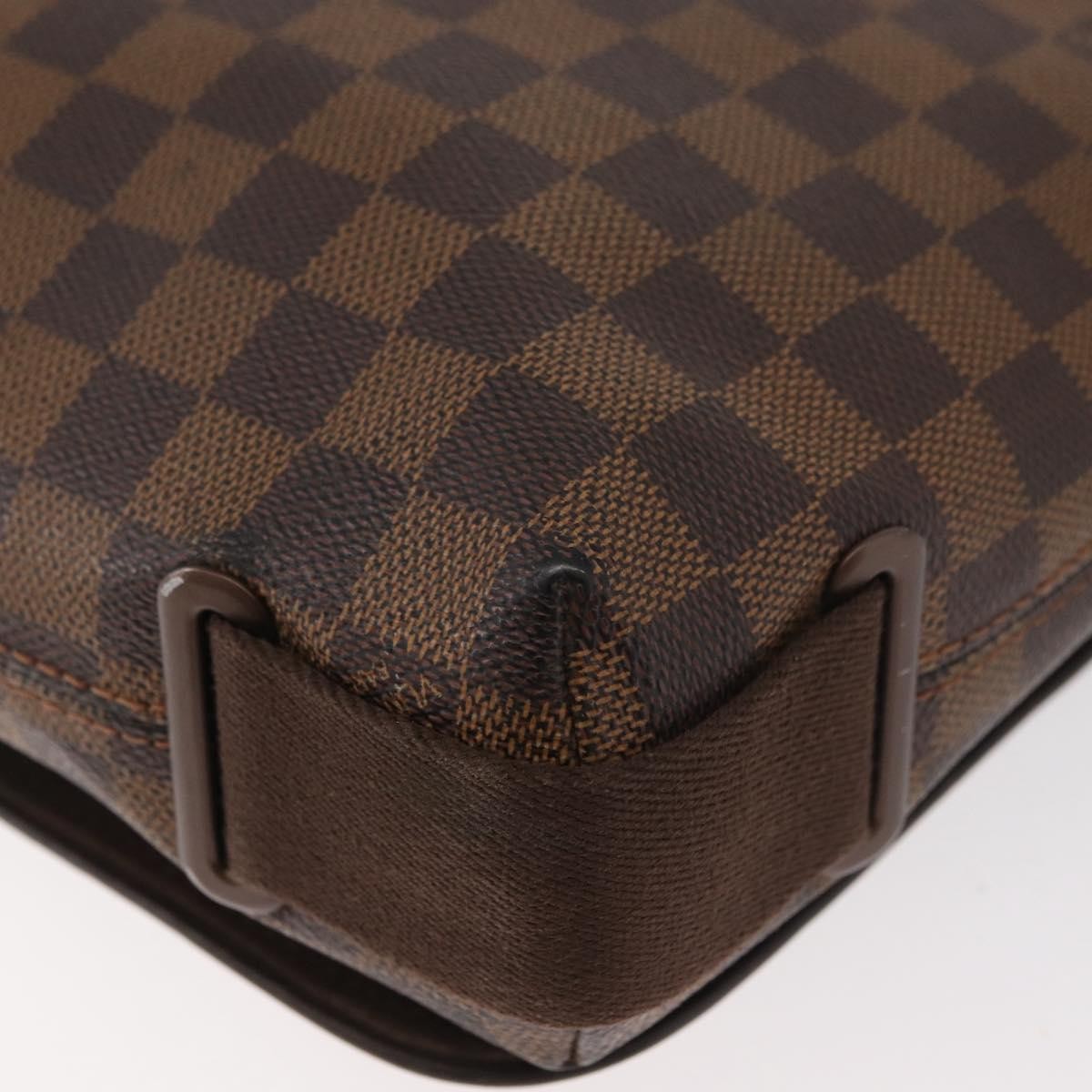 Louis Vuitton Brooklyn Damier Brown Canvas Handbag (Pre-Owned)