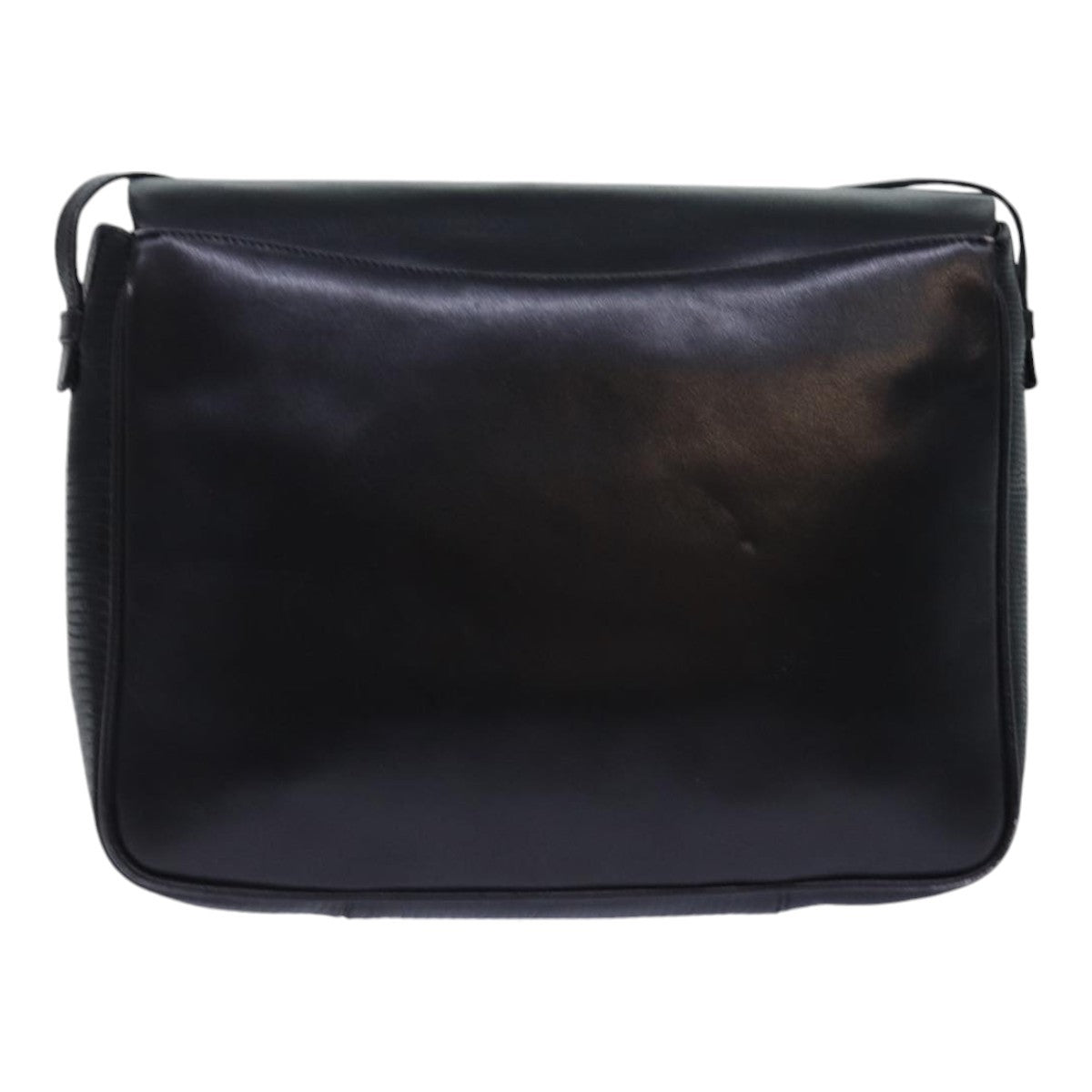 Salvatore Ferragamo Vintage Leather Black Leather Shoulder Bag Bag (Pre-Owned)
