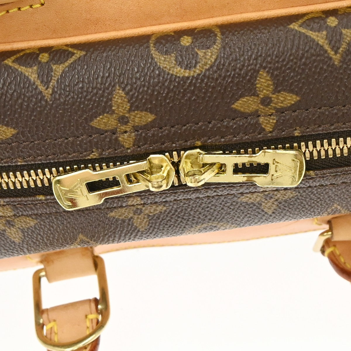 Louis Vuitton Deauville Monogram Canvas Brown Canvas Handbag (Pre-Owned)