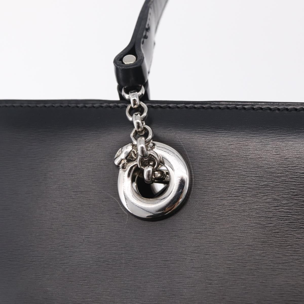 Cartier Panthère Shoulder Leather Black Leather Shoulder Bag Bag (Pre-Owned)