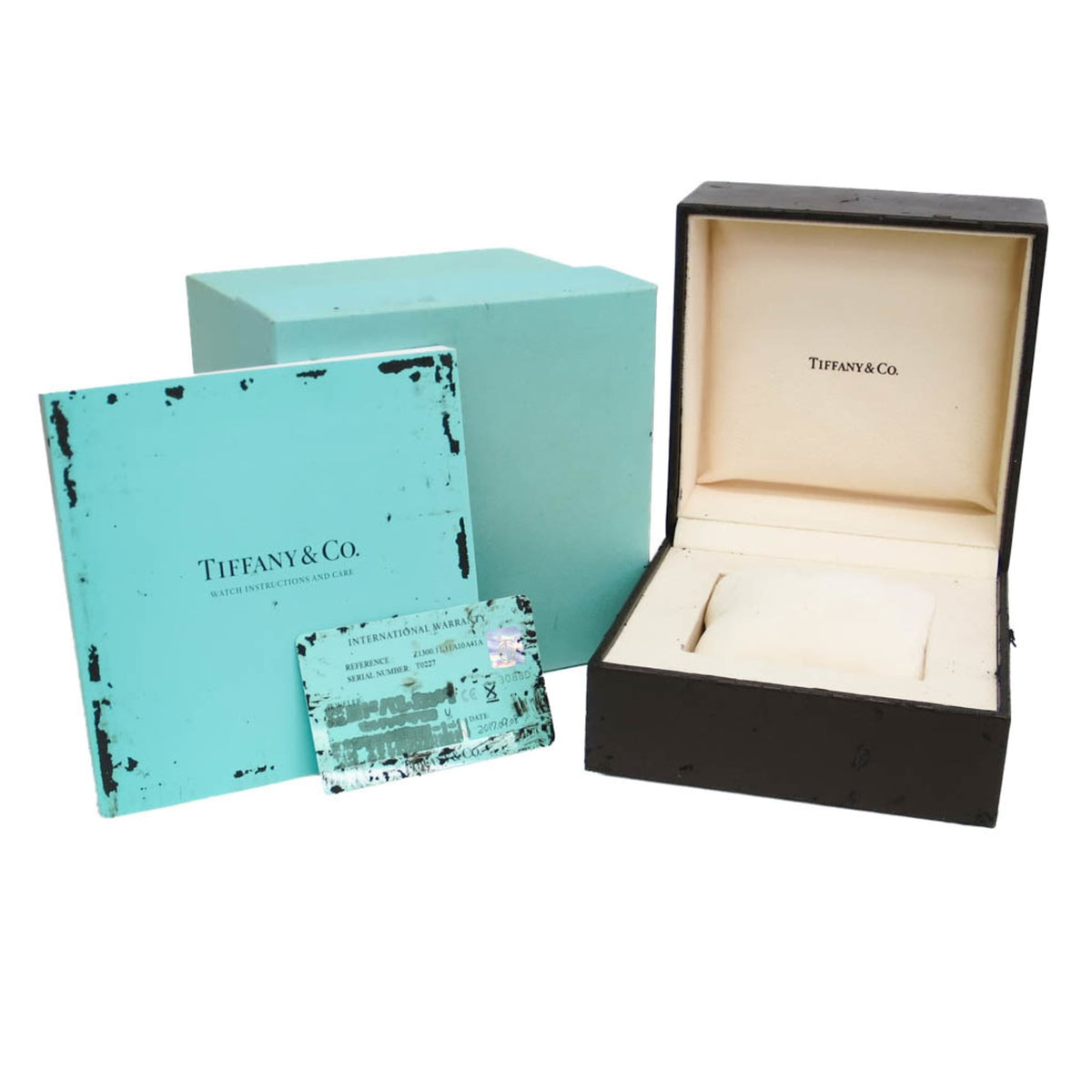 Tiffany & Co. Atlas Quartz Stainless Steel And Satin Watch (Pre-Owned)