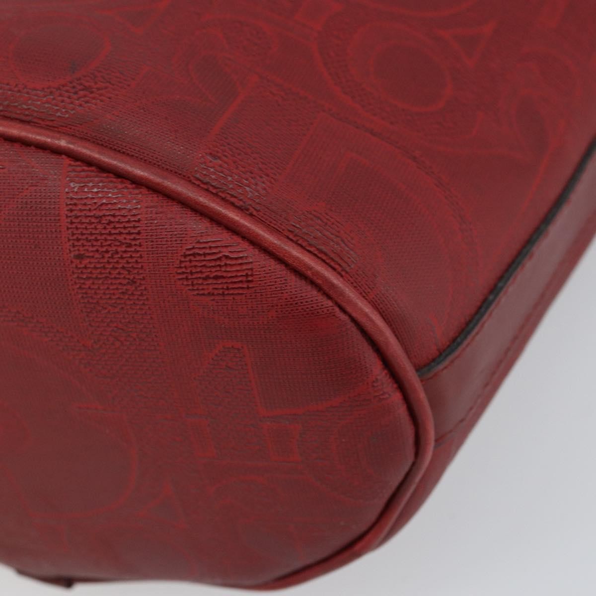 Christian Dior Vintage Trotter Canvas Red Canvas Shoulder Bag Bag (Pre-Owned)