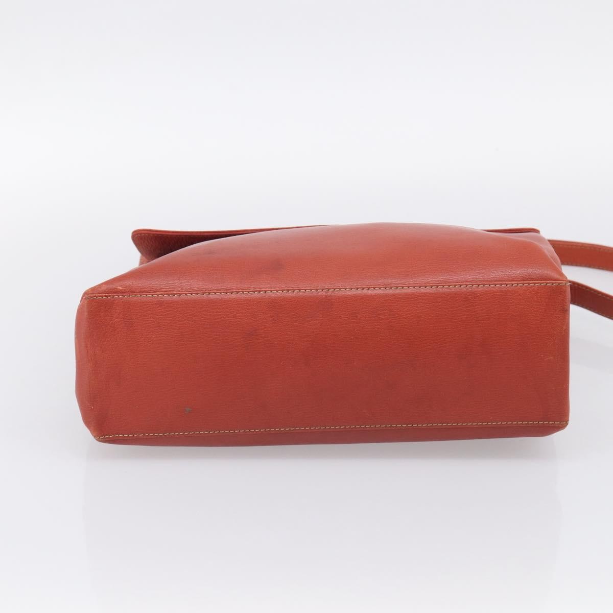 Loewe Vintage Velazquez Top Handle Leather Orange Leather Handbag (Pre-Owned)