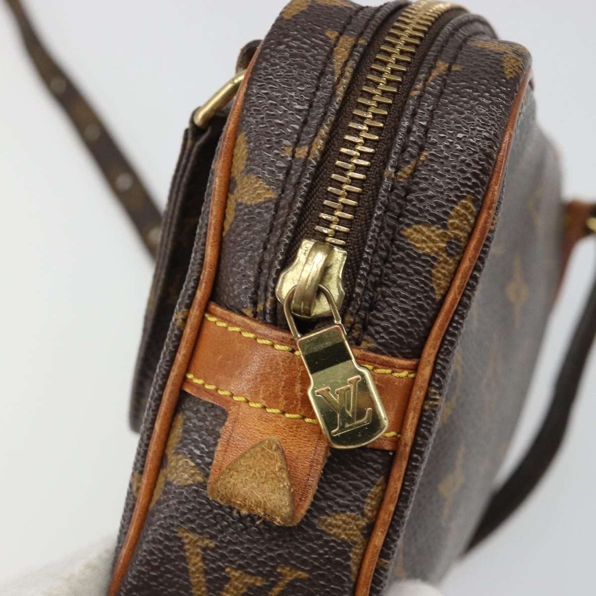 Louis Vuitton Pochette Marly Bandouliere Monogram Canvas Brown Canvas Shoulder Bag Bag (Pre-Owned)
