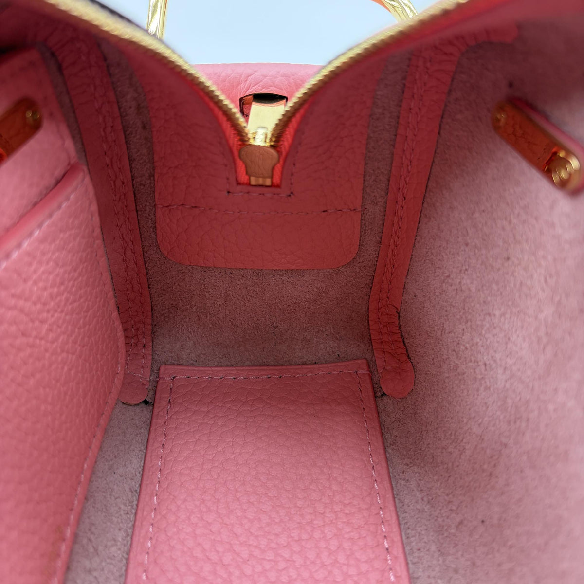 Delvaux Cool Box Leather Pink Leather Handbag (Pre-Owned)