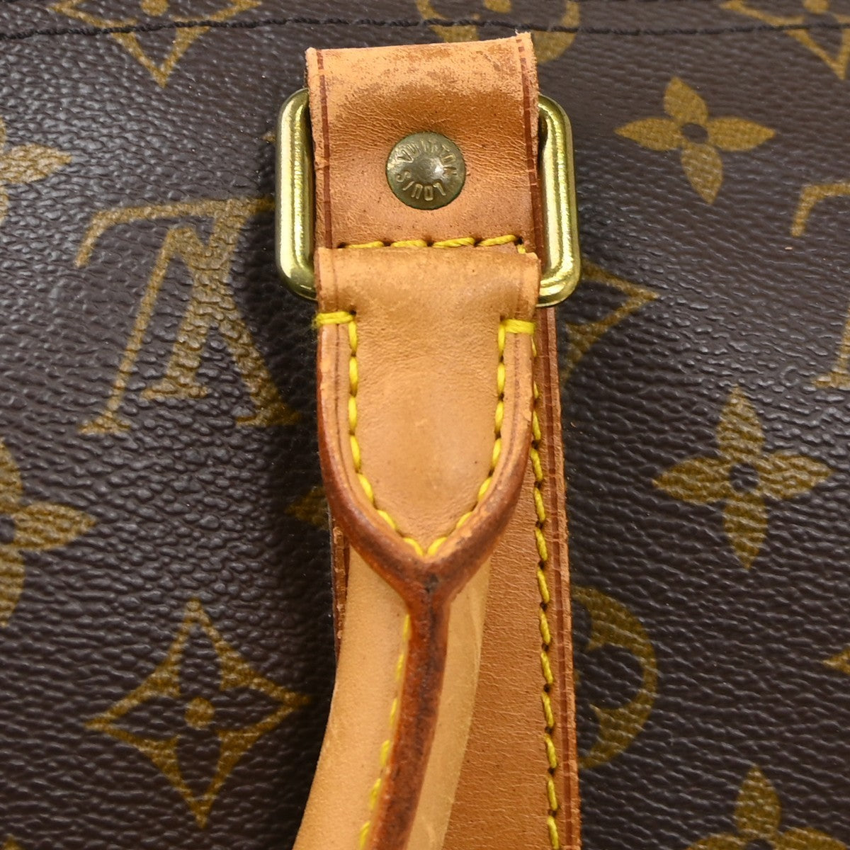 Louis Vuitton Keepall Bandouliere Monogram Canvas Brown Canvas Handbag (Pre-Owned)