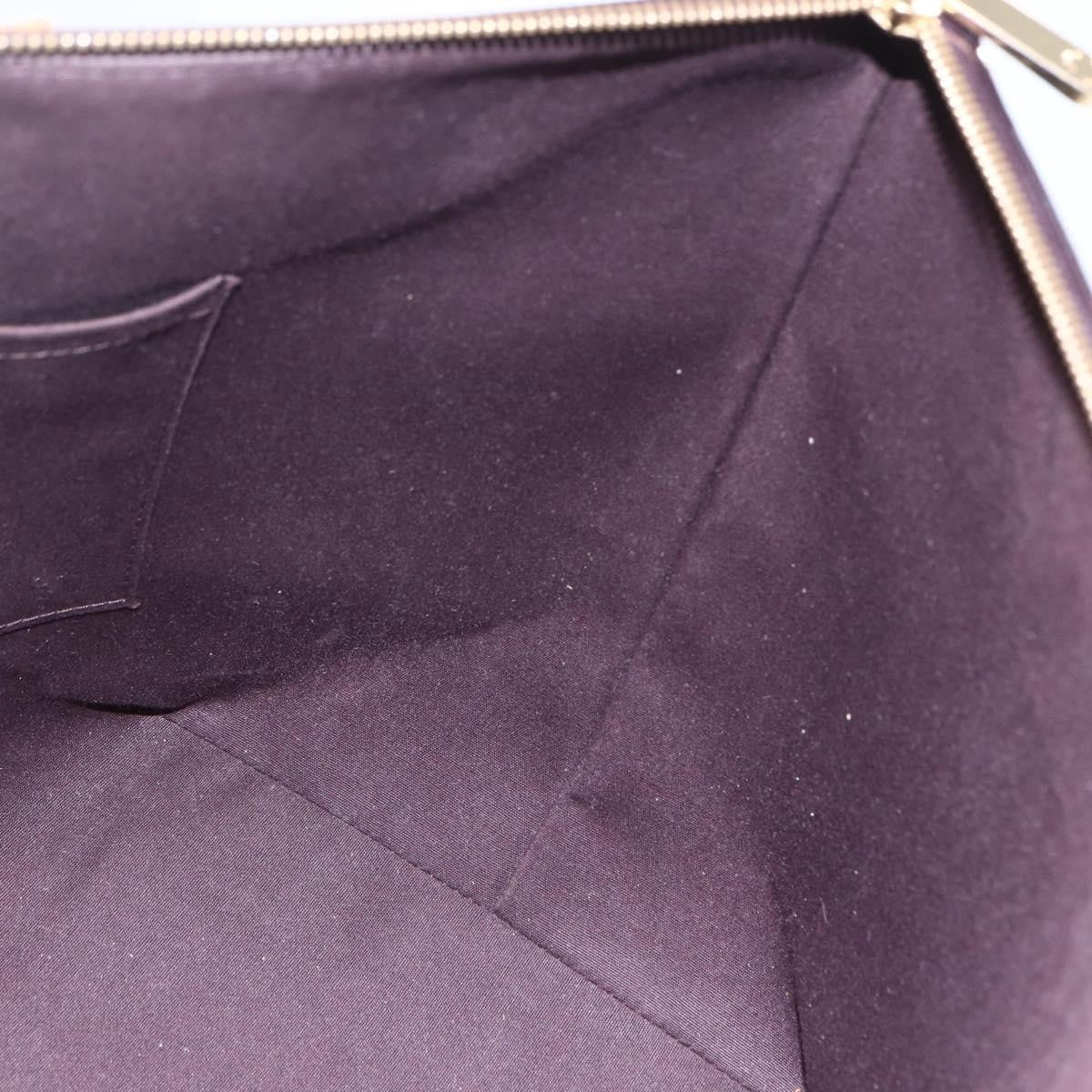 Louis Vuitton Bellevue Monogram Vernis Burgundy Patent_Leather Tote Bag Bag (Pre-Owned)