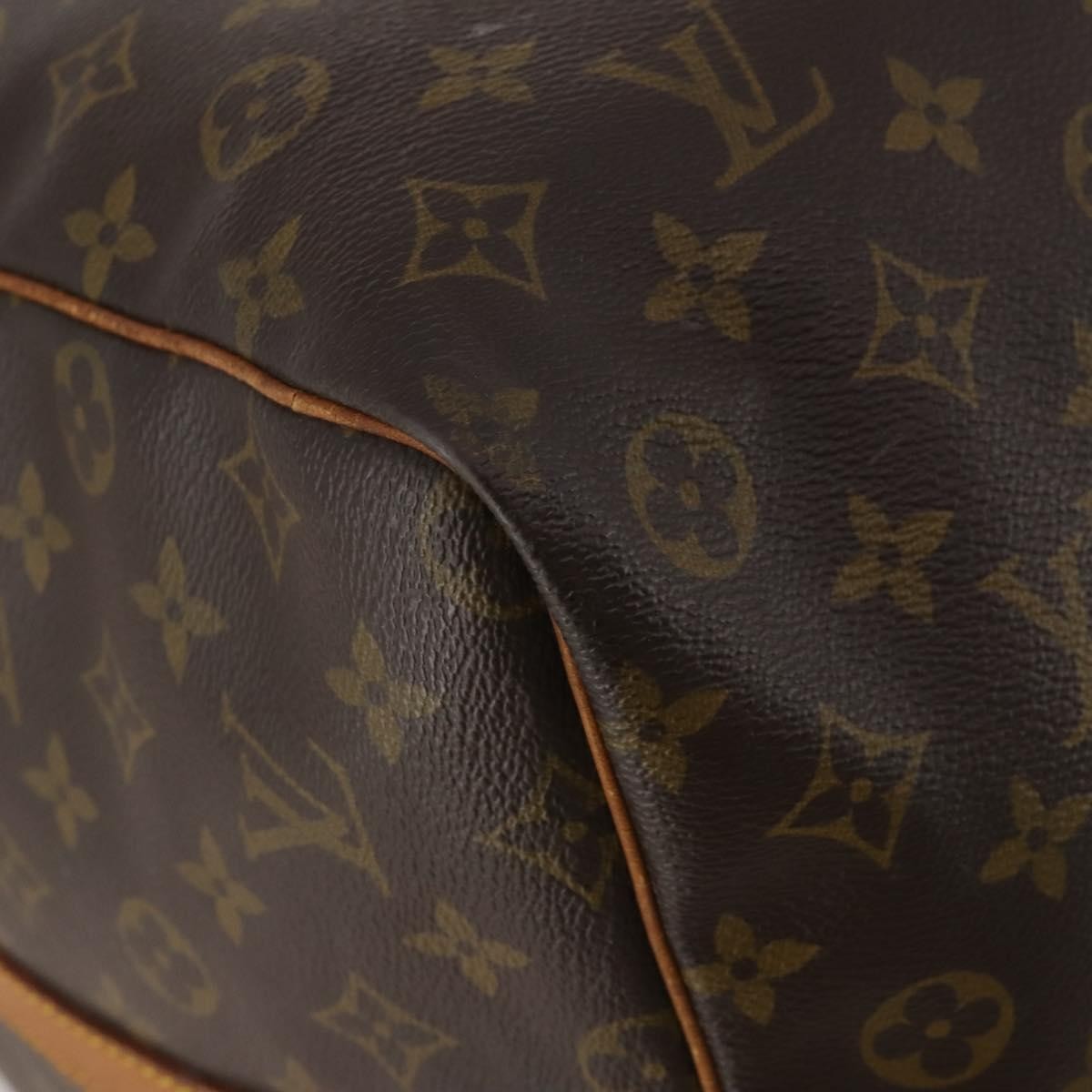Louis Vuitton Keepall Bandouliere Monogram Canvas Brown Canvas Travel Bag Bag (Pre-Owned)