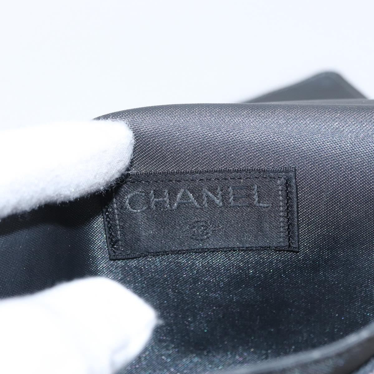Chanel Sport Line Waist Nylon Gray Nylon Shoulder Bag Bag (Pre-Owned)