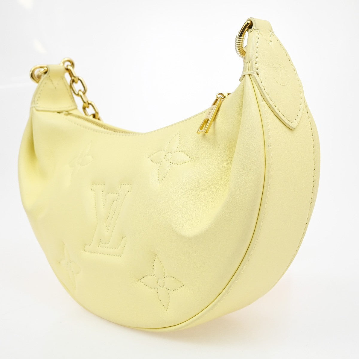 Louis Vuitton Over The Moon Bubblegram Leather Yellow Leather Handbag (Pre-Owned)