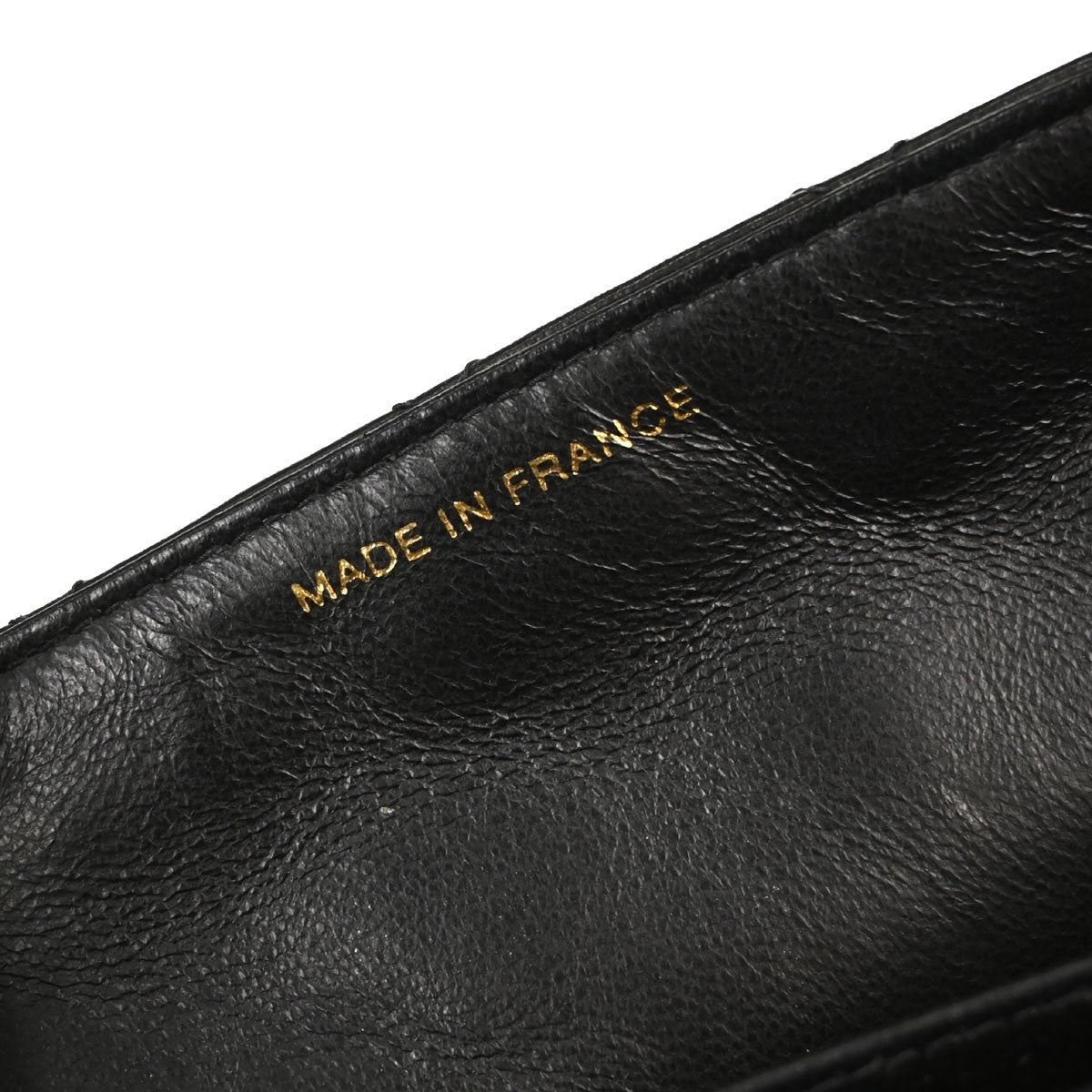 Chanel So Black Classic Single Flap Quilted Lambskin Black Leather Handbag (Pre-Owned)