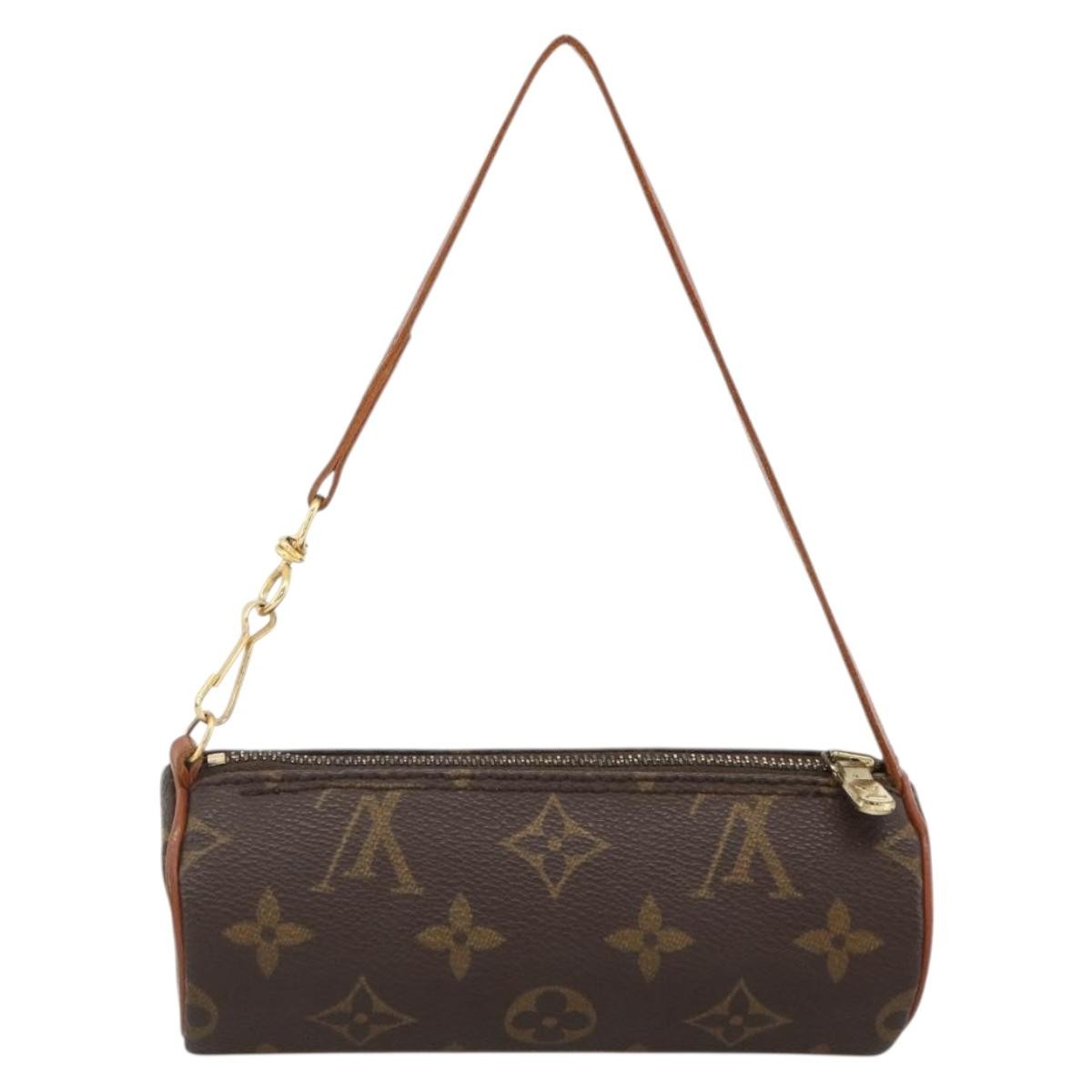 Louis Vuitton Papillon Pochette Monogram Canvas Brown Canvas Clutche & Pouche Bag (Pre-Owned)