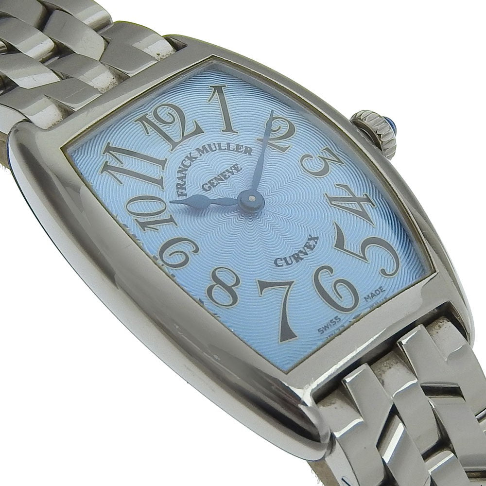 Franck Muller Cintree Curvex Quartz Stainless Steel Watch (Pre-Owned)