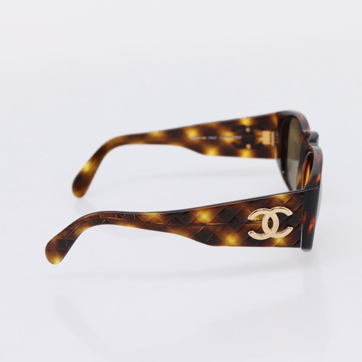 Chanel Logo Cc Plastic Brown Plastic Sunglasse Accessory (Pre-Owned)
