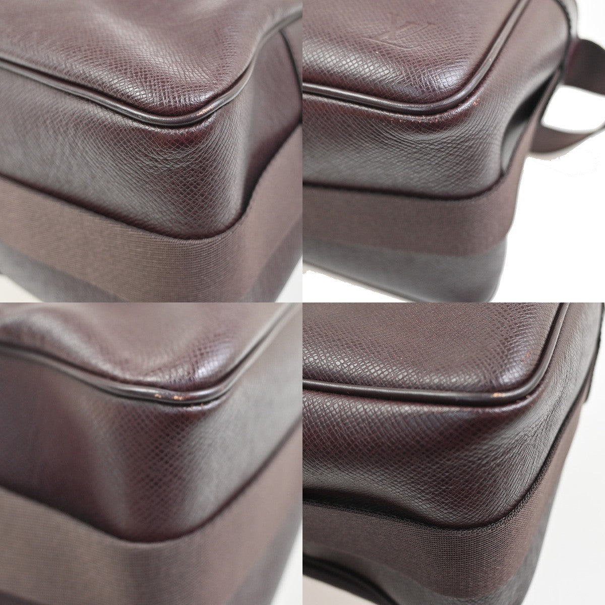 Louis Vuitton Reporter Taiga Leather Brown Leather Shoulder Bag Bag (Pre-Owned)