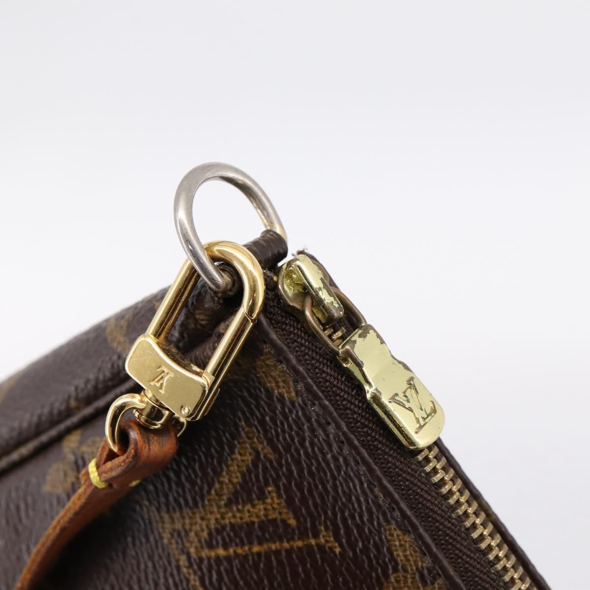 Louis Vuitton Pochette Accessoires Nm Monogram Canvas Brown Canvas Clutche & Pouche Bag (Pre-Owned)