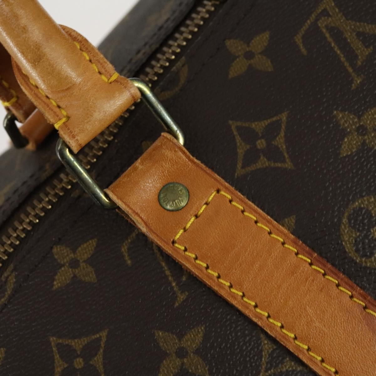 Louis Vuitton Keepall Monogram Canvas Brown Canvas Travel Bag Bag (Pre-Owned)