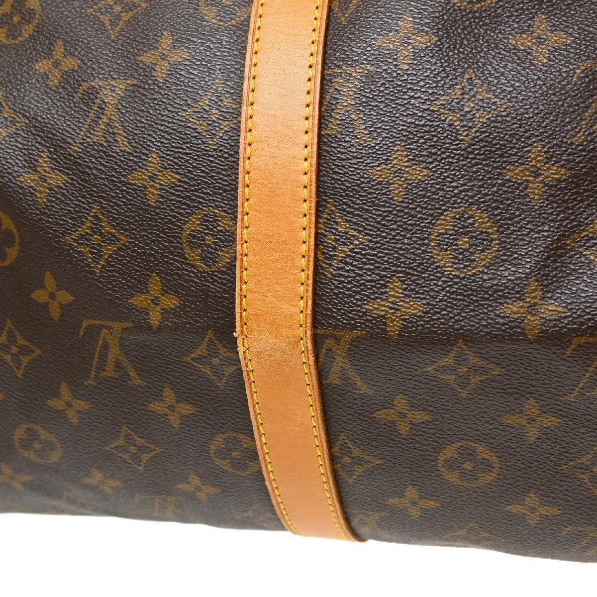 Louis Vuitton Keepall Monogram Canvas Brown Canvas Travel Bag Bag (Pre-Owned)