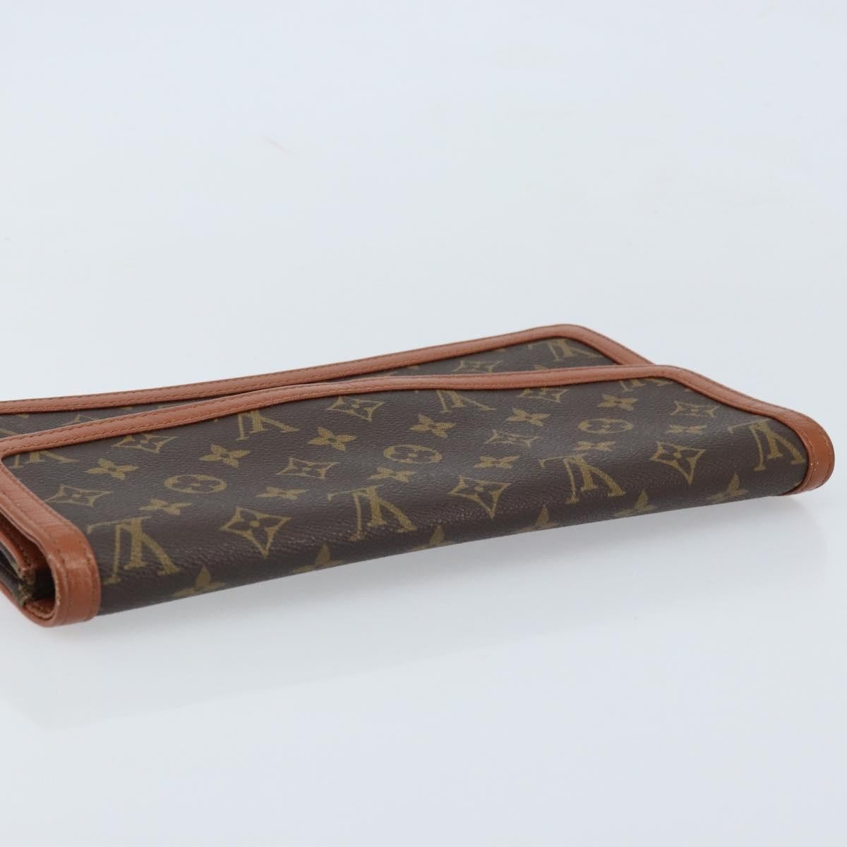 Louis Vuitton Dame Pochette Monogram Canvas Brown Canvas Clutche & Pouche Bag (Pre-Owned)