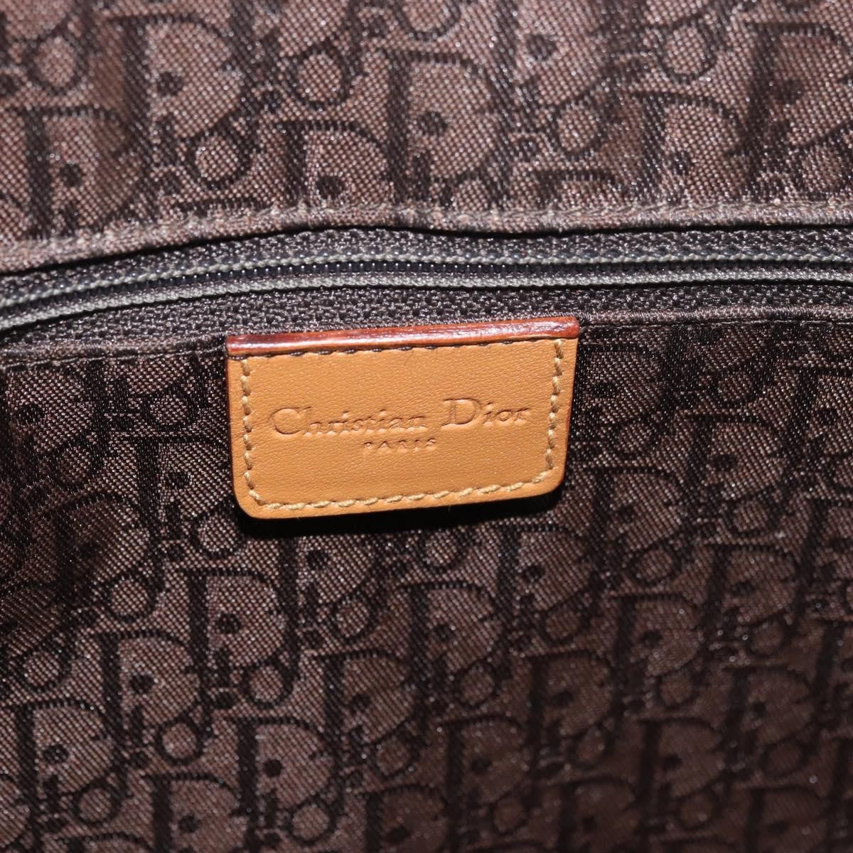 Christian Dior Street Chic Uptown Alligator Brown Leather Handbag (Pre-Owned)