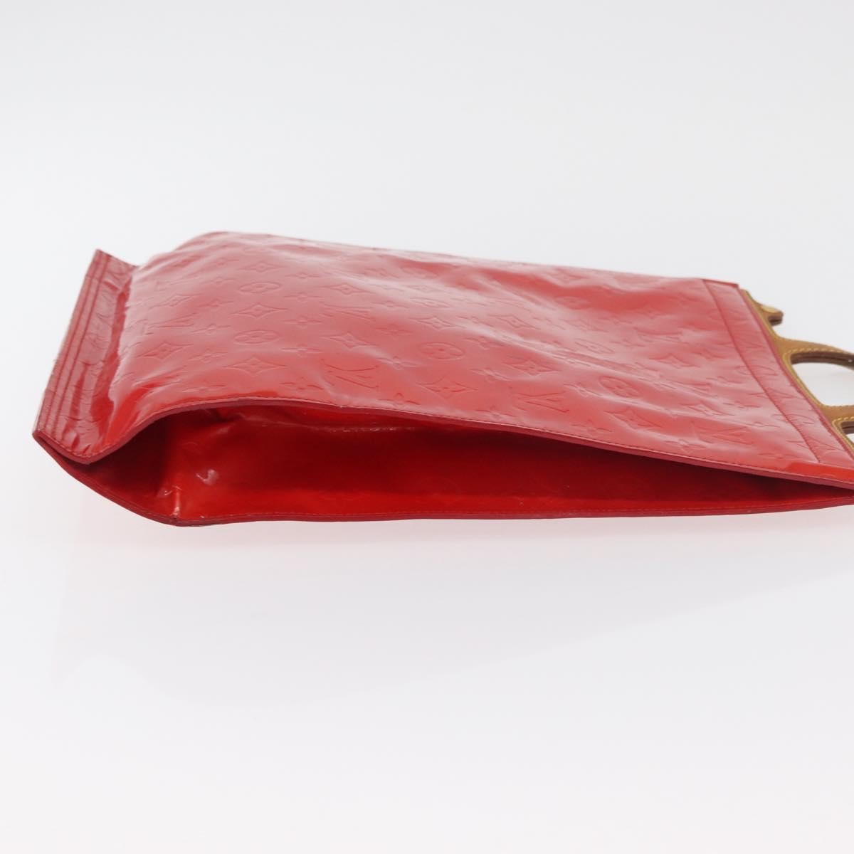 Louis Vuitton Stanton Monogram Vernis Red Patent_Leather Tote Bag Bag (Pre-Owned)